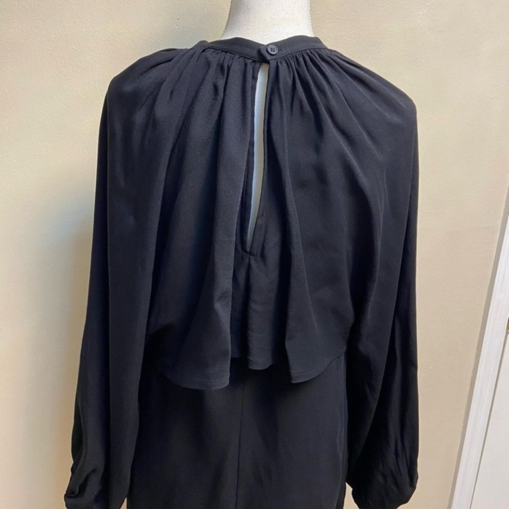 COS Elegant Black Long Sleeve mini Dress Sz 4 NWT - Picture 10 of 12